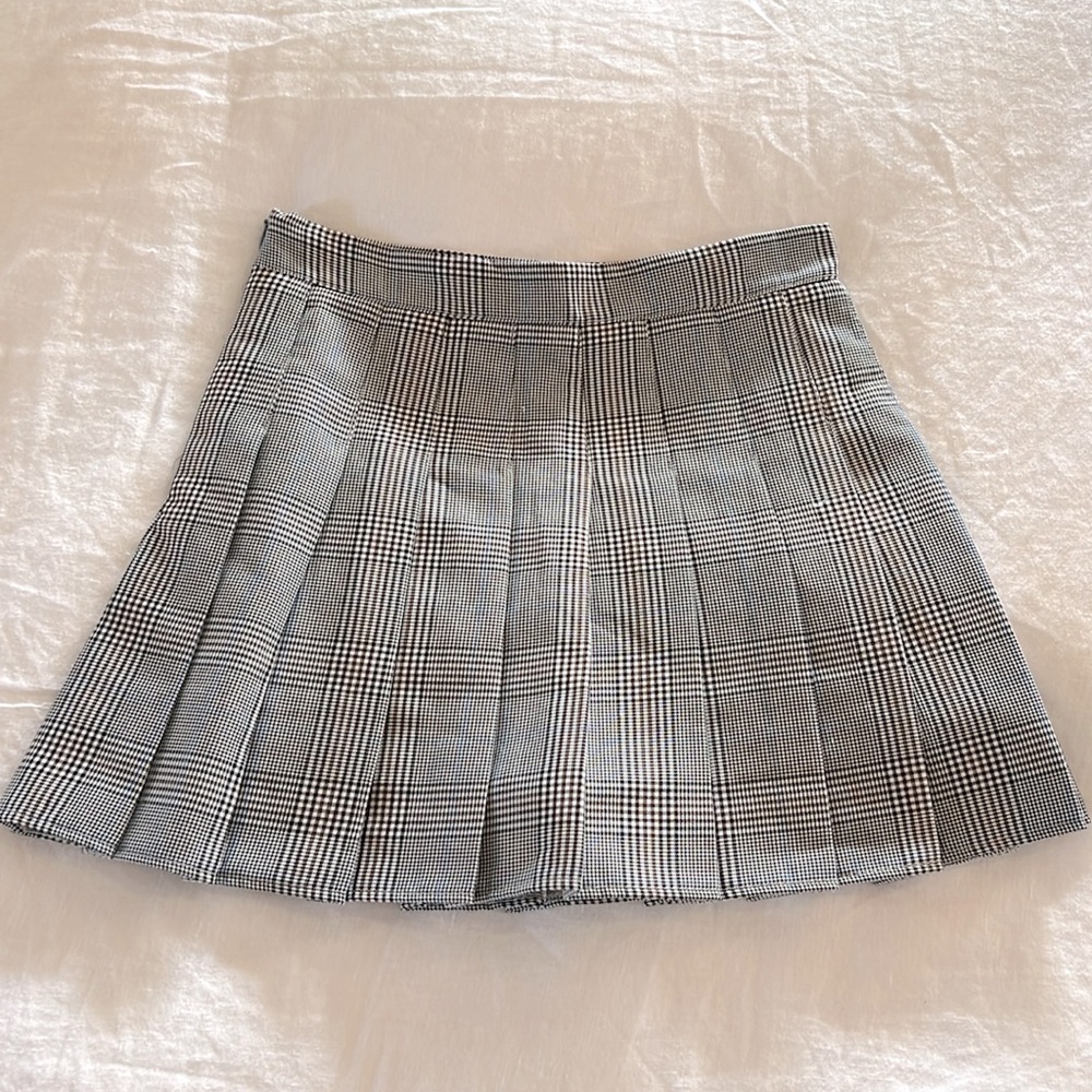 🟣 BOGO! Plaid Mini Pleated Tennis Skirt